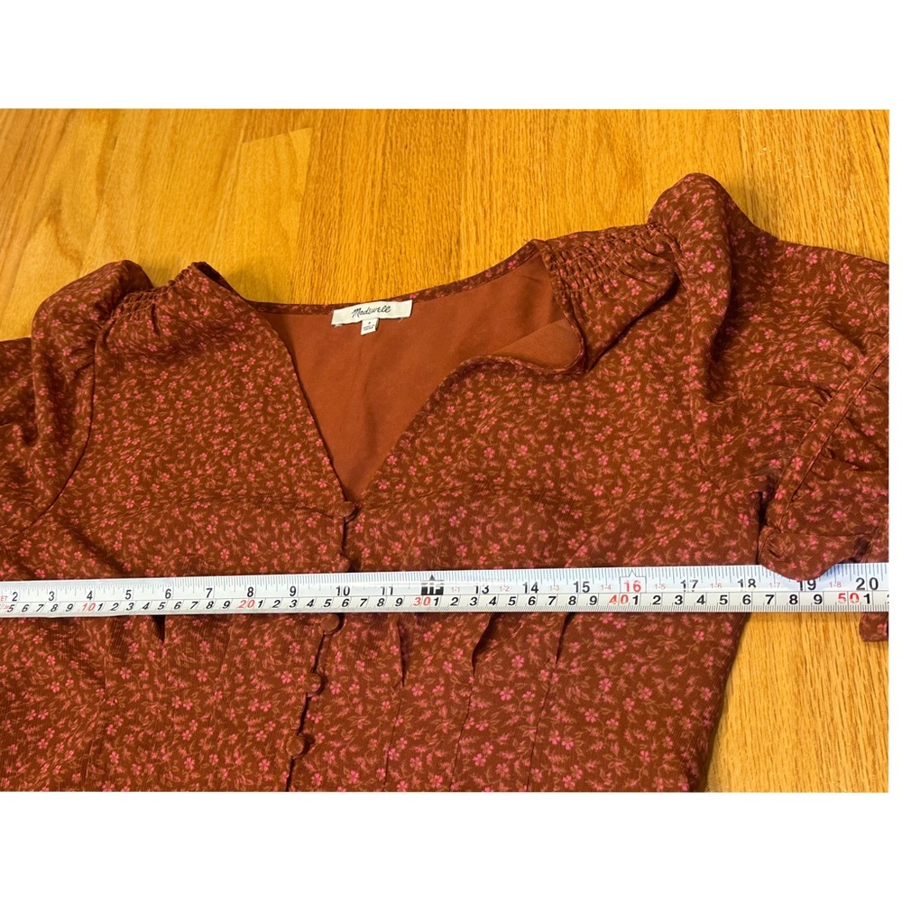 Madewell Recycled Georgette Button-Front Top - image 6